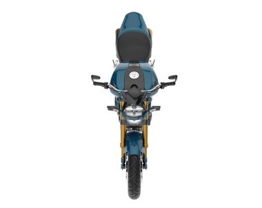 Beyaz arka planda motosiklet, 3 boyutlu resim