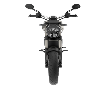 beyaz arka planda modern motosiklet