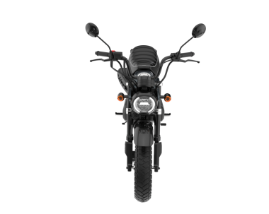 Beyaz arka planda motosiklet. izole edilmiş 3d resimleme.