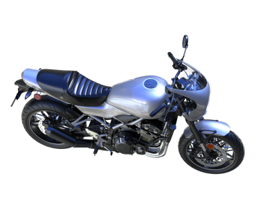 Bir motosiklet görüntüsü.