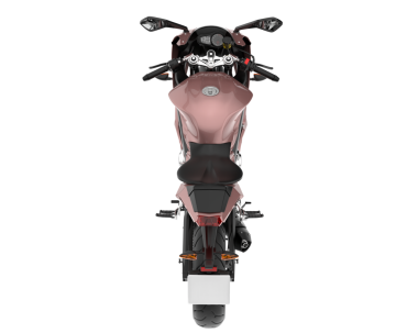 Beyaz arka planda izole edilmiş modern bir scooter 'ın 3 boyutlu resmi