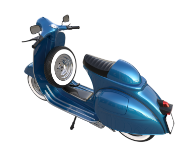 Bir süper arabanın 3 boyutlu görüntülemesi