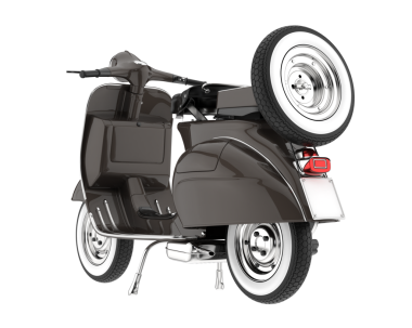 Mobilet. Beyaz arka planda izole edilmiş. 3d illüstrasyon.