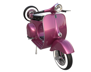 3 boyutlu bir motosiklet.