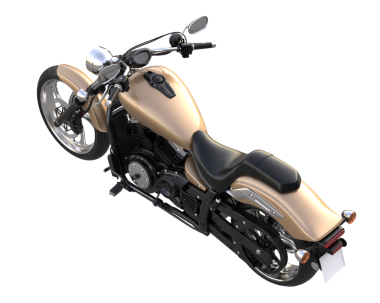 Daha az genel bir konsept bisikletin 3 boyutlu çizimi