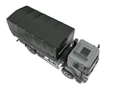 Beyaz arka planda bir kargo gemisinin 3 boyutlu görüntüsü