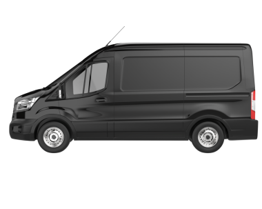 Siyah van vektör çizimi