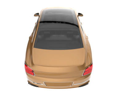 Bir arabanın 3 boyutlu resmi.