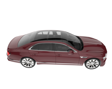 Lüks modern araba. 3d oluşturma