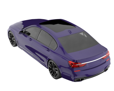 Stüdyo ortamında markasız bir SUV 'un 3 boyutlu çizimi