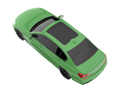 Gri arka planda modern bir araba. 3d illüstrasyon