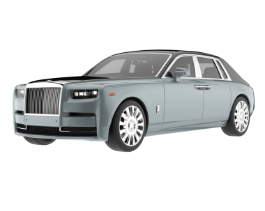 Lüks araba beyaz zemin üzerine