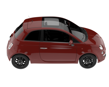 beyaz arkaplanda modern araba.