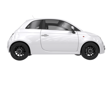 araba beyazda izole edildi