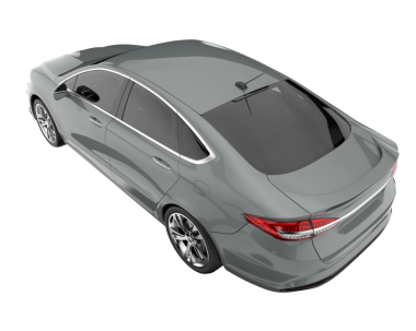 araba beyazda izole edildi