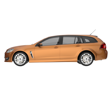 araba beyaz arkaplanda izole edildi