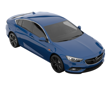 modern araba beyaz üzerine izole