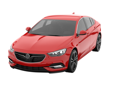 Siyah renkli gerçekçi kırmızı araba