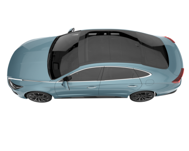 Lüks araba beyazda izole edilmiş. 3d oluşturma