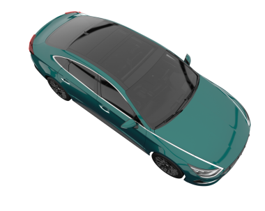 Beyaz arkaplandaki araba