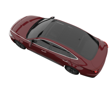 modern araba beyaz arkaplanda izole edildi