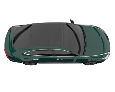 beyaz arkaplanda gerçekçi bir araba