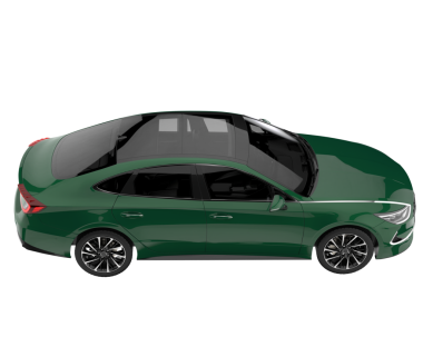 Gerçekçi bir araba. 3d oluşturma