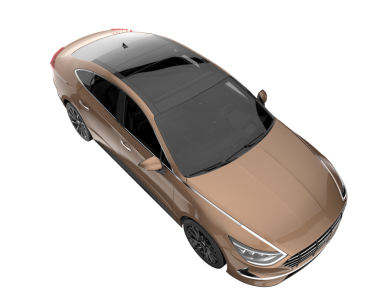 Daha az genel bir konsept arabanın 3 boyutlu çizimi