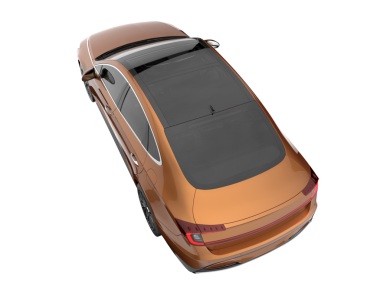 3 boyutlu arkaplandaki modern araba