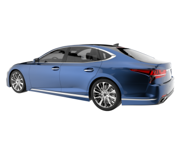 modern lüks araba izole