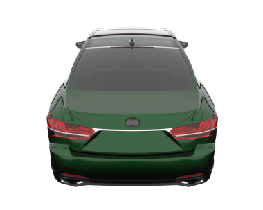 beyaz arkaplanda modern araba