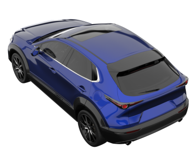 3 boyutlu markalı, daha az kaliteli bir araba.