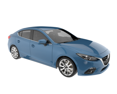 Stüdyo ortamında daha az genel bir konsept arabanın 3 boyutlu çizimi