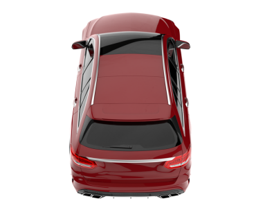 beyaz arka planda modern araba.