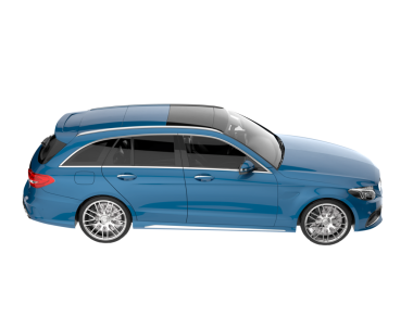 3 boyutlu bir araba.