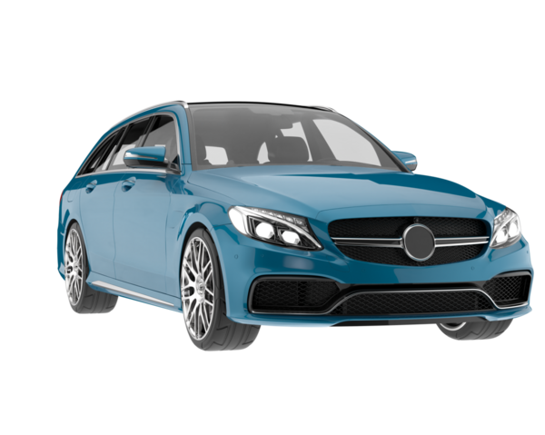 Mercedes 'in gerçekçi 3 boyutlu çizimi - benz c