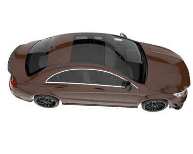 modern lüks araba siyah arka planda