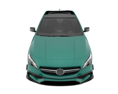 Beyaz arkaplandaki araba