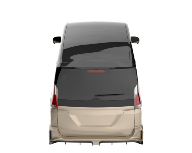 Arabanın arka manzarası. vektör illüstrasyonu.