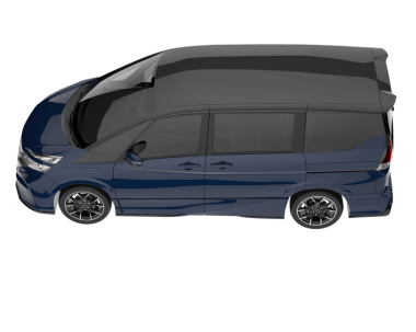 siyah modern araba beyaz arka planda izole edildi