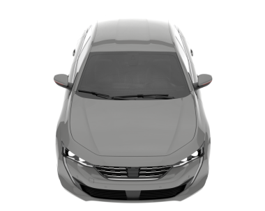 beyaz araba beyaz zemin üzerine izole