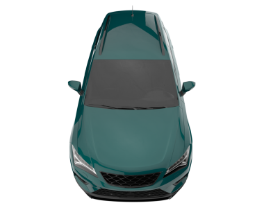 araba beyazda izole edildi