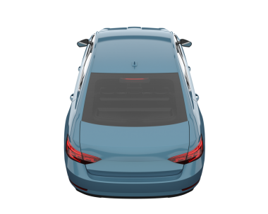 beyaz arkaplanda izole edilmiş araba, 3 boyutlu görüntüleme