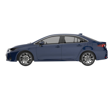 araba beyaz arkaplanda izole edildi