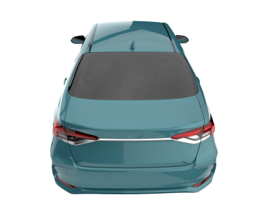 Modern araba. 3d oluşturma