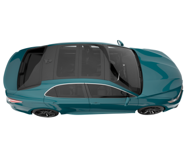 Beyaz arka planda bir araba. 3 boyutlu illüstrasyon. yüksek kalite