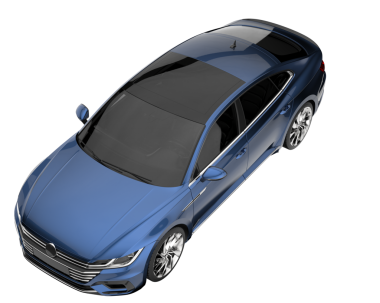 Modern lüks araba koyu bir arka planda izole edilmiş. 3d oluşturma.