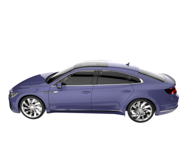 modern araba beyaz arka planda kırpma ile izole