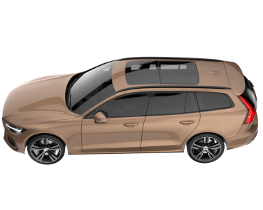 Modern araba. ön taraf görünümü