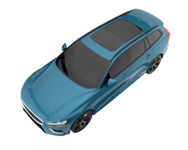 modern otomobil arka planda izole edildi